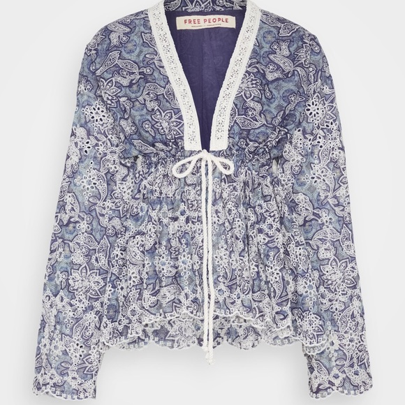 Free People |  Anissa Bed Jacket NWT - Picture 5 of 7